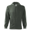 MALFINI Mikina Trendy Zipper 410 na zip, pánská MAL-4106715 L Šedá břidlice tmavá