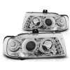 Predné svetlá Seat Ibiza/Cordoba 93-99 Angel Eyes Chrome