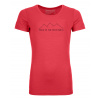 Ortovox dámske tričko 150 Cool Pixel Voice T-shirt W | farba: hot coral, veľkosť: M
