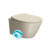 GSI MODO závesná WC misa, Swirlflush, 37x52cm, creta dual-mat