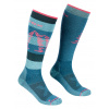 Ortovox dámske ponožky Free Ride Long Socks W | farba: pacific green, veľkosť: 42-44