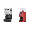 Gaggia New Classic EVO + Eureka Atom 60, ferrari red