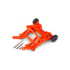 Traxxas sada oporných koliesok (wheelie) oranžová