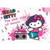 Fototapeta na stenu - FT2090 - Hello Kitty DJ 312cm x 219cm - Vliesová fototapeta