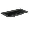 Ideal Standard Connect Air - Nábytkové umývadlo 840x460 mm, s prepadom, hodvábna čierna E0279V3