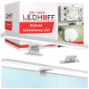 LED kúpeľňové nástenné svietidlo Lampa nad zrkadlo do kúpeľne 8W 40cm chróm Strieborná