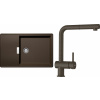 Set Schock S14-2 (dřez Tia D-100LS Bronze + baterie Epos.120 Bronze)