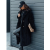 Dámska dlhá zimná bunda LUXERII Dstreet TY4688 - výpredaj Farba: Čierna, Veľkosť: S