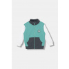 United Colors of Benetton mikina na zips detská bavlnená 3J70G504A.P.Stagionale tyrkysová 116