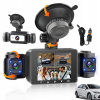 Videorekordér autokamera 4k UHD GPS WiFi Predná a zadná časť