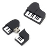 USB flash disk - hudobný nástroj čierny klavír 128 GB
