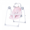 Chipolino Nux elektrická hojdačka do 9 kg - Blush