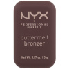Nyx Buttermelt Bronzer - Vysoko pigmentovaný a dlhotrvajúci bronzer 5 g - 08 Butta Than You