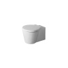 DURAVIT Starck 1 závesné WC s hlbokým splachovaním, 410 mm x 575 mm, s povrchom WonderGliss, 02100900641