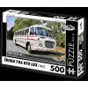 Retro cars - Puzzle Autobus Škoda 706 RTO LUX (1961) - 500 dielov
