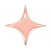 godan Fóliový balón Hviezda Rose Gold 43cm