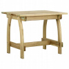 Záhradný stôl, stolík - Vidaxl Garden Table, 110x74x75 cm, impregnovaný D (Vidaxl Garden Table, 110x74x75 cm, impregnovaný D)