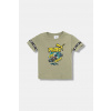 Detské bavlnené tričko Puma PUMA X HOT WHEELS Graphic Tee zelená farba, s potlačou, 632395 110