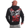 Yakuza mikina pánska s kapucňou Horned FU HOB 25006 black Veľkosť: L, Farba: čierna