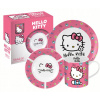Vaskulárna súprava keramiky POS Handels 01-15023-21-02 (Keramická večera sada Hello Kitty tanier)