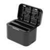 Charging case for batteries and memory cards PULUZ for Insta360 X4 (black) 45527