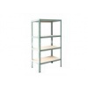 Meets-ecommerce UG Kovový regál 155x110x23, 4-6 políc Farba: Zelená, Počet polic: 4 police