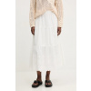 Bavlnená sukňa Desigual TOLSTOI 25SWFW01 biela M