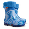 Gumáky Twister Lux HH - zebra modrá 28-35-ihneď