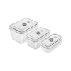 Zwilling Fresh & Save sada vákuových dóz na potraviny, sklo, 3 ks, 36803-003