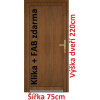 Soft Vchodové plastové dvere plné Emily 75x220 cm - Akce!