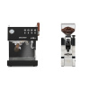 Ascaso Steel DUO PID PLUS, Black&Wood + Eureka Mignon XL, CR chrome