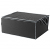 COMPACTOR Úložný box na 2 periny URBAN 55 x 45 x v.25 cm, čierny, textilný