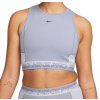 Dámsky top Nike Pro Dri-Fit Cropped Training Tank Top - Fialový (M)