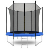 Aga SPORT FIT Trampolína 250 cm Modrá + vnútorná ochranná sieť + rebrík