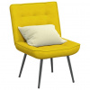 VidaXL Relaxačné kreslo Žlté 64x74x84 cm Zamat 4012323