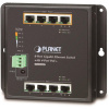 Planét priemyselný plochý switch 8x 1Gb, 4xPoE 30/120W, dual 48-56VDC, IP30, -40/75st, fanless