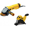 DeWalt DWE46106 set na řezání zdiva a porobetonu 125mm, DWE4157 + DWE46225, 900 W
