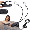 LAMPKA DO CZYTANIA USB NOČNÁ LAMPA S KLIPSOM NA ČÍTANIE KNÍH, ŠETRNÁ K OČIAM, 6 LED