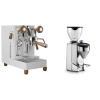 Lelit MaraX3 PL62X3, white + Rocket Espresso FAUSTO 2.1, chrome