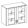Casarredo W80W horná vitrína dvojdverová CHAMONIX II