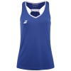 Dievčenské tričká Babolat Play Tank Top Girl - Modrý (164 cm)