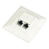 Zásuvka Datacom CAT5E, STP, 2x RJ45, pod omietku (2150)