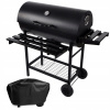 Presson gril na drevené uhlie 71 x 35 cm (ZÁHRADNÝ GRIL NA UHLIE POPELNÍK 71x35CM TEPLOMER + KRYT)