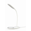 LED stolná lampa s bezdrôtovou nabíjačkou a technológiou Qi, Gembird (TA-WPC10-LED-01-W)