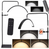 LED lampa na predlžovanie rias 36W, nastaviteľná, kozmetická, bez tieňov, oblúková c