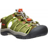 Detské sandále Keen NEWPORT BOUNDLESS YOUTH dark olive/scarlet ibis Veľkosť: 35