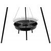 Gril Strend Pro Bavarian, BBQ, na drevené uhlie, nastaviteľná gril.výška 320-660/1500 mm