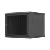 LANBERG NÁSTĚNNÁ INSTALAČNÍ SKŘÍŇ 19'' 9U 600X600 ČERNÉ PERFOROVANÉ DVEŘE (PLOCHÉ BALENÍ)