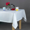 Obrús na stôl - Oblek 220 x 120 cm obdĺžnik (Elegantný obrus s Mereťou 120x220 White 240)