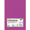 FOLIA Dekoračný kartón, 2 stranný, A4, 300 g, 50 listov, FOLIA, tmavoružový